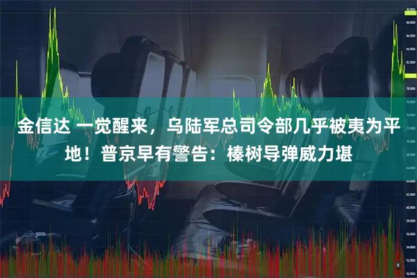金信达 一觉醒来，乌陆军总司令部几乎被夷为平地！普京早有警告：榛树导弹威力堪